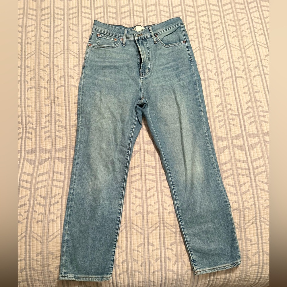 Madewell the perfect vintage jean size 28 cropped length